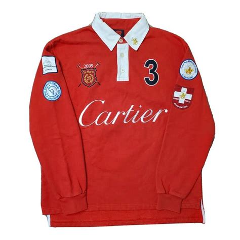 cartier rugby shirt|Cartier Strellson Cartier St. Moritz 2009 Polo World Cup Team .